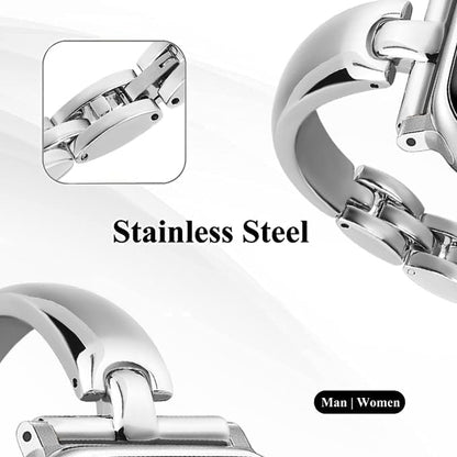 Silm Metal Band Compatible with Fitbit Versa 4/Fitbit Sense 2 Band Cute Women, Bling Jewelry Strap