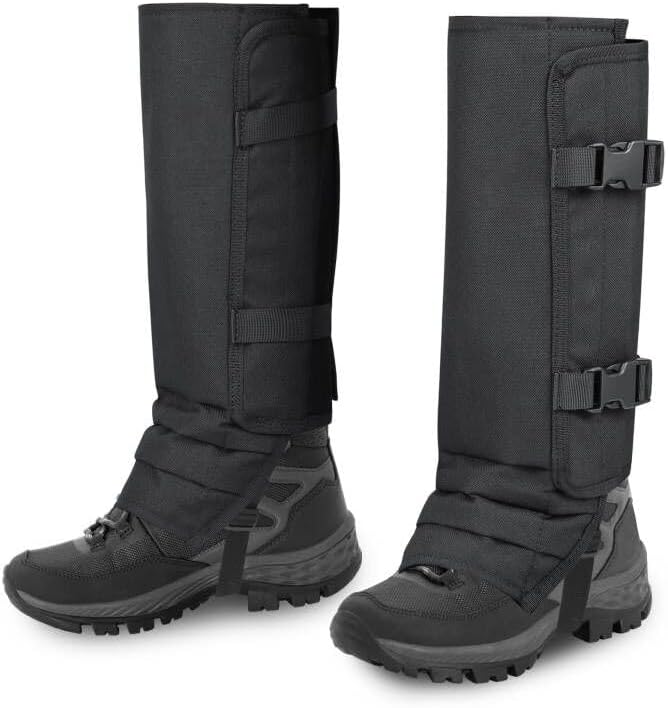 Snake Gaiters Leg Guards, Waterproof Snake Guards, Adjustable Snake Bite Protection for Lower Legs