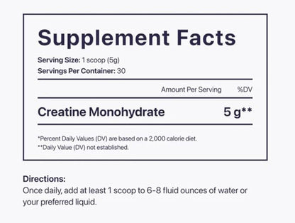 Beam Creatine Powder, Third Party Tested, Micronized Creatine Monohydrate Supplement, Creatine for