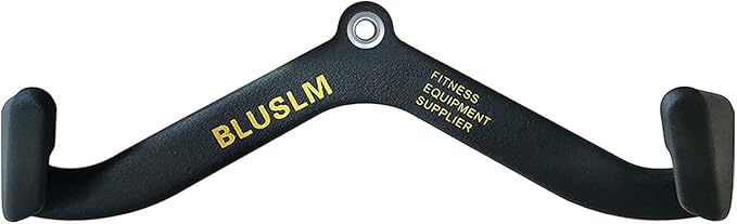 LAT Pull Down Bar for Cable Machine, LAT Pulldown Attachments T Bar V Bar Cable Attachment, Back