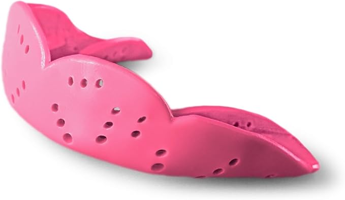 SISU Aero Medium Mouthguard, Hot Pink - 1.6mm Thin - Custom-Molded Fit - Slim Design - Remoldable