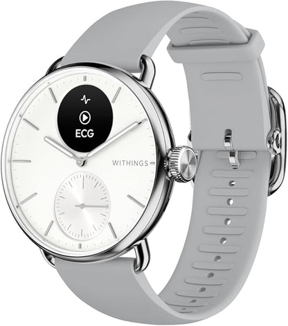 Withings ScanWatch 2 - Hybrid Smart Watch, Heart Rate Monitoring, Fitness Tracker, Cycle Tracker