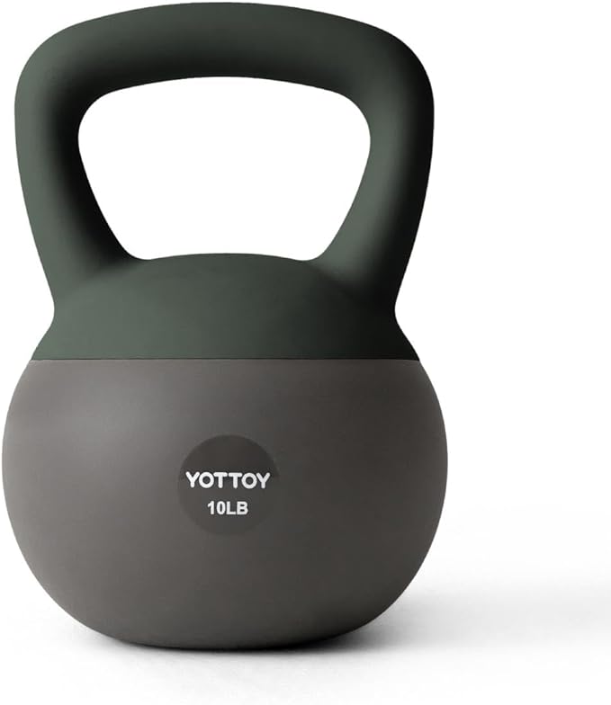 YOTTOY Soft Kettlebell, Set for Strength Training Kettlebells & Home Workouts, Soft-Sided Cushioned