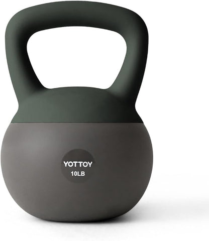 YOTTOY Soft Kettlebell, Set for Strength Training Kettlebells & Home Workouts, Soft-Sided Cushioned