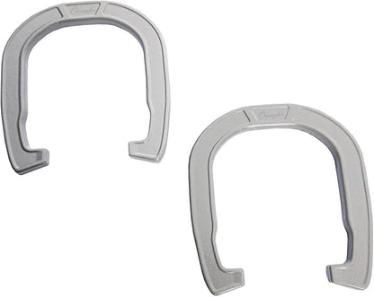 Champion Sports Horseshoe Set: Traditional Outdoor Lawn Game includes Four Professional Solid Steel