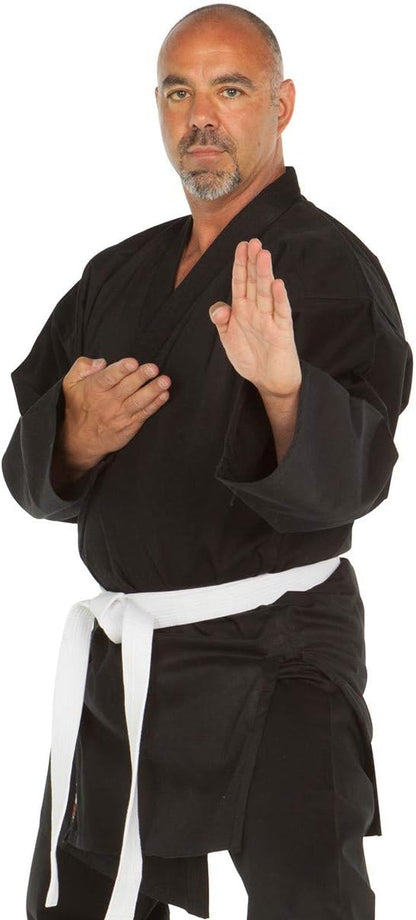 Ronin Karate Top - Medium Weight Karate Jacket - Smooth 100% Drill Cotton 9oz - Martial Arts Jacket