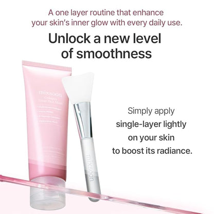 mixsoon Collagen Glass Skin Mask Peel off Facial Packs 2.71 Fl. Oz. / 80ml Collagen Wrapping