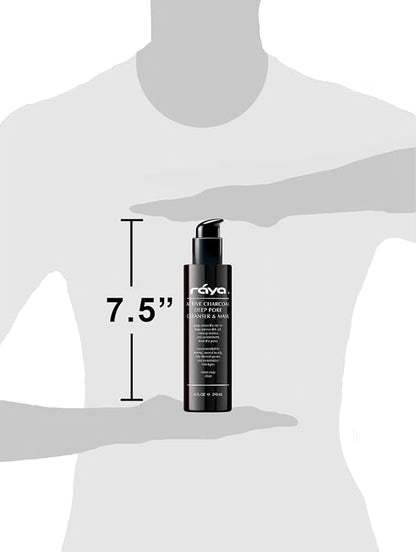 Raya Active Charcoal Deep Pore Facial Cleanser and Mask (121) | Deep Pore Cleansing Fluid for