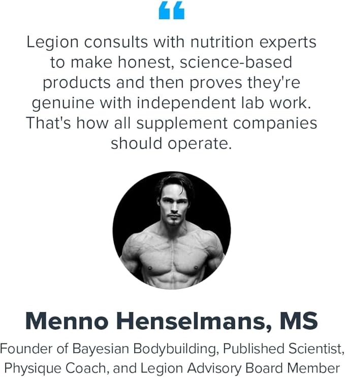 LEGION Whey+ Protein Whey Isolate from Grass Fed Cows - Whey Protein Isolate Powder Low Calorie