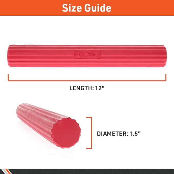 Body Sport Twist & Flex Bar ??Flexible Rehab Equipment for Tennis Elbow, Golfer?™s Elbow, Arm