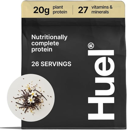 Huel Vegan Protein Powder | Vanilla | Complete Nutrition | 20g Protein Powder | 100% Plant-Based |