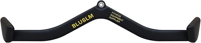 LAT Pull Down Bar for Cable Machine, LAT Pulldown Attachments T Bar V Bar Cable Attachment, Back
