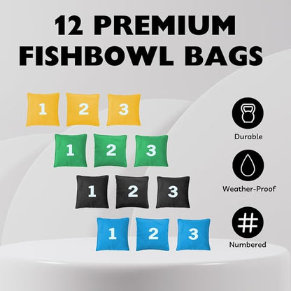 The Ultimate Bag Toss Yard Game - Portable Game Set Lawn & Beach for Family, College and Adults