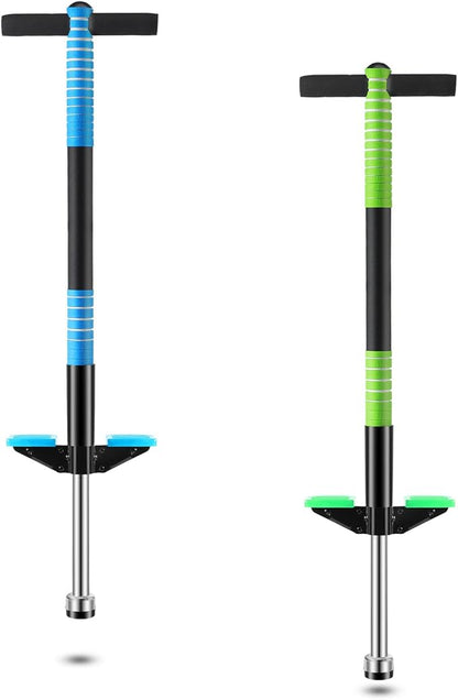 Leitee 2 Pack Pogo Stick for Kids Age 6 and Up, Suitable for 40-80 lbs, Soft Foam Jump Stick, Pogo