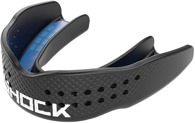 Shock Doctor Sports Mouth Guard, Breathable Low Profile Custom Fit, Basketball, Football, Lacrosse