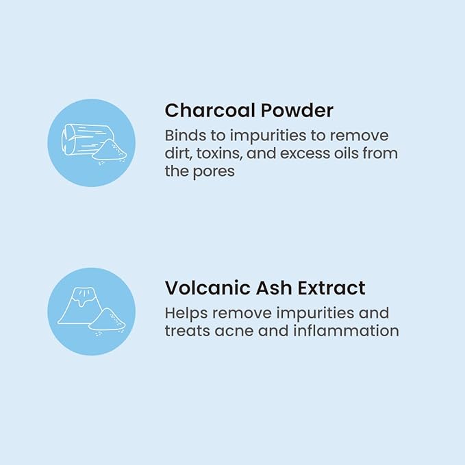 FACETORY K Beauty Face Mask Skin Care - LET'S TALK DETOX PURIFYING Sheet Mask with Charcoal &