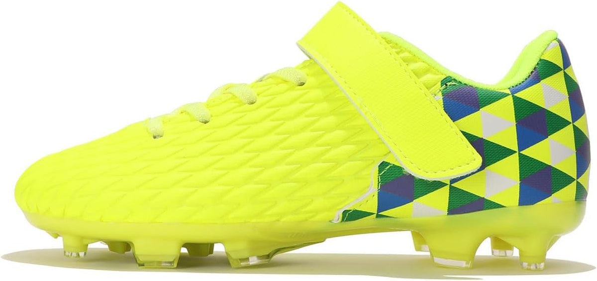 Soccer Cleats for Kids & Youth | Lightweight Football Shoes for Firm Ground | Durable Girls & Boys