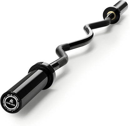 LIONSCOOL Premium 4ft/4.9ft/6ft Barbell for Strength Training and Olympic Weightlifting, 2 Inch Bar
