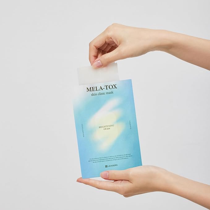 LEADERS Mela-Tox Skin Clinic Mask | Help Support and Refresh Skin Mask, Gentle & Non Irritating |