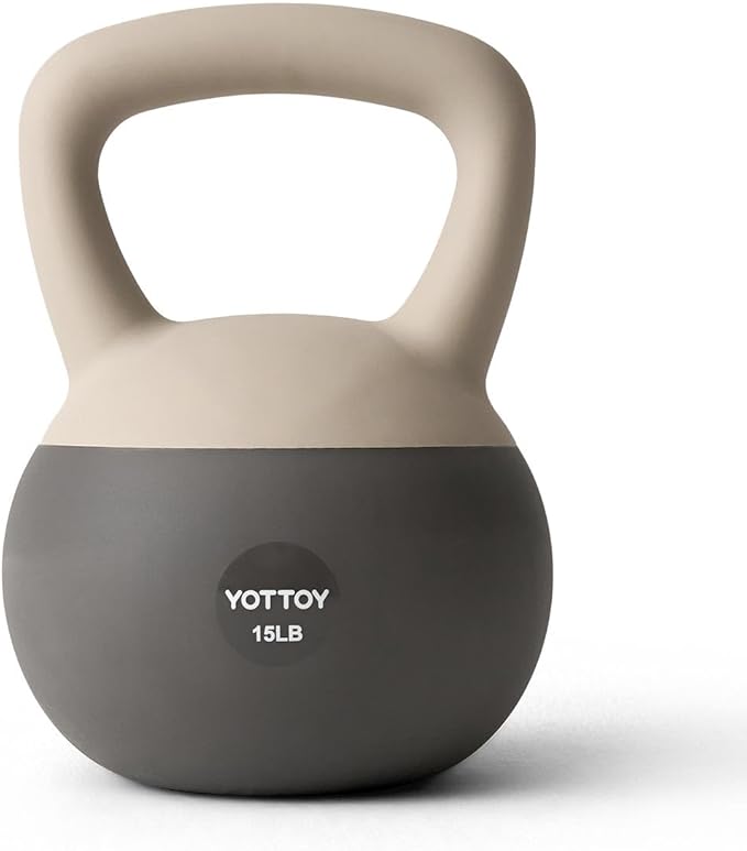 YOTTOY Soft Kettlebell, Set for Strength Training Kettlebells & Home Workouts, Soft-Sided Cushioned