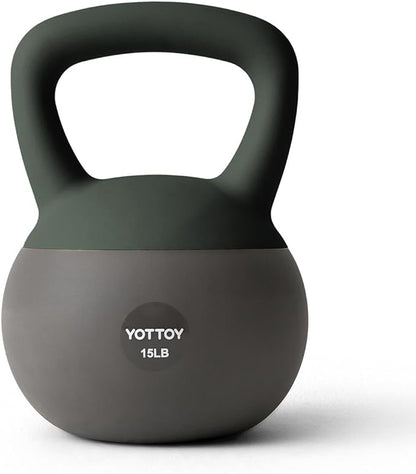 YOTTOY Soft Kettlebell, Set for Strength Training Kettlebells & Home Workouts, Soft-Sided Cushioned