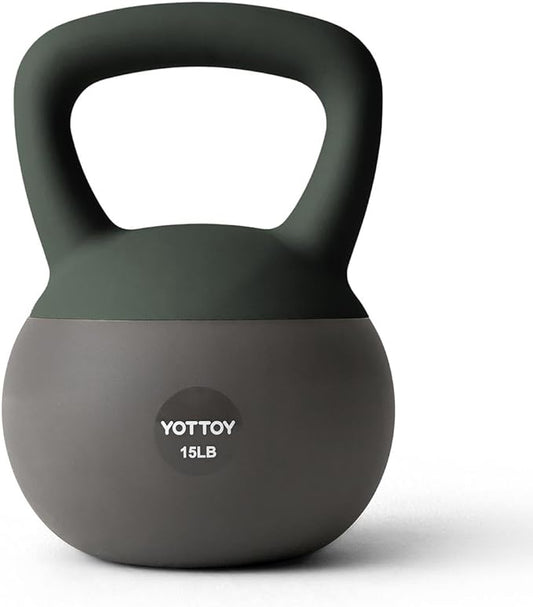 YOTTOY Soft Kettlebell, Set for Strength Training Kettlebells & Home Workouts, Soft-Sided Cushioned