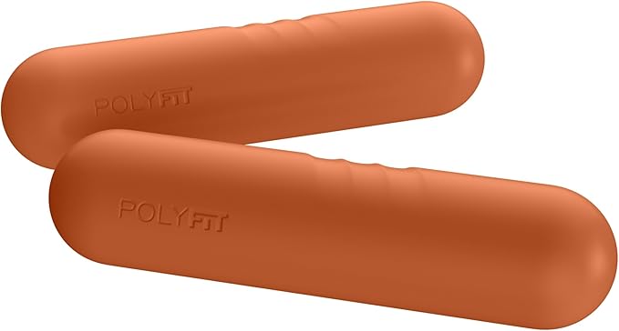 Polyfit Dumbbell Weight Bars for Women - Set of 2 (3.3 LB | 6.5 LB Pair) - Dumbbell Set for