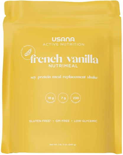 USANA Nutrimeal Meal Replacement Shake - French Vanilla - NON-GMO - Gluten Free - Low Glycemic