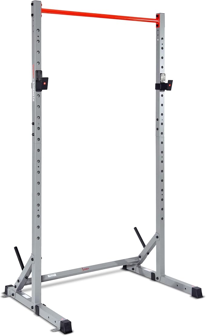 Sunny Health & Fitness Multifunctional Strength Training Home Gym ??Complete Workout Equipment with
