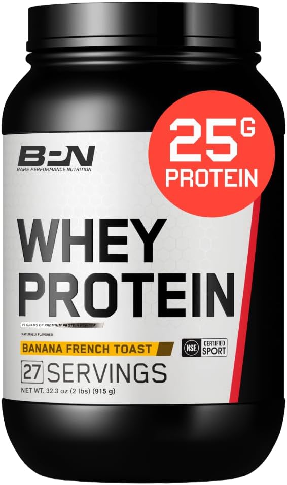 BARE PERFORMANCE NUTRITION, BPN Whey Protein Powder, Whey Protein Concentrate, Native Micellar