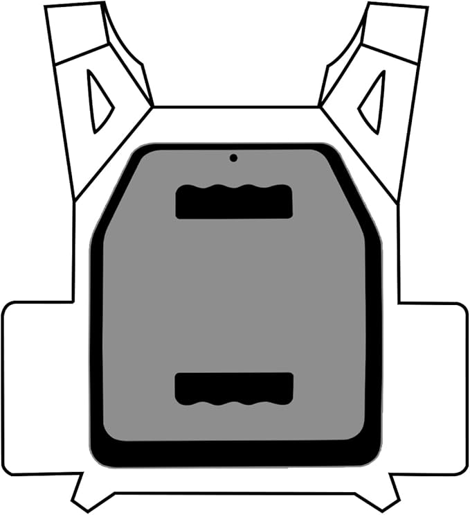 PETAC GEAR Tactical Weights Plates For Weighted Vest For Men Workout,5/10/15/20 LBS Weight Strength