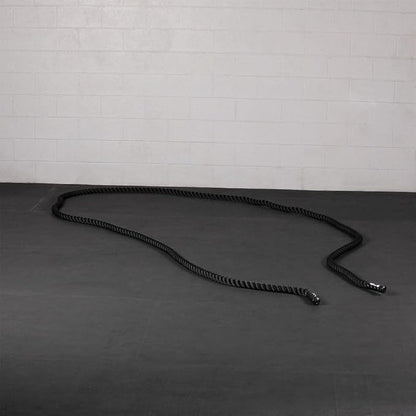 Titan Fitness Battle Rope 50ft x 2in, Poly Dacron Heavy Rope for Home Gym Conditioning Workouts