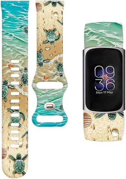 Sport Bands Compatible with Charge 6 /Charge 5 for Women Men,Soft Waterproof Replacement Straps