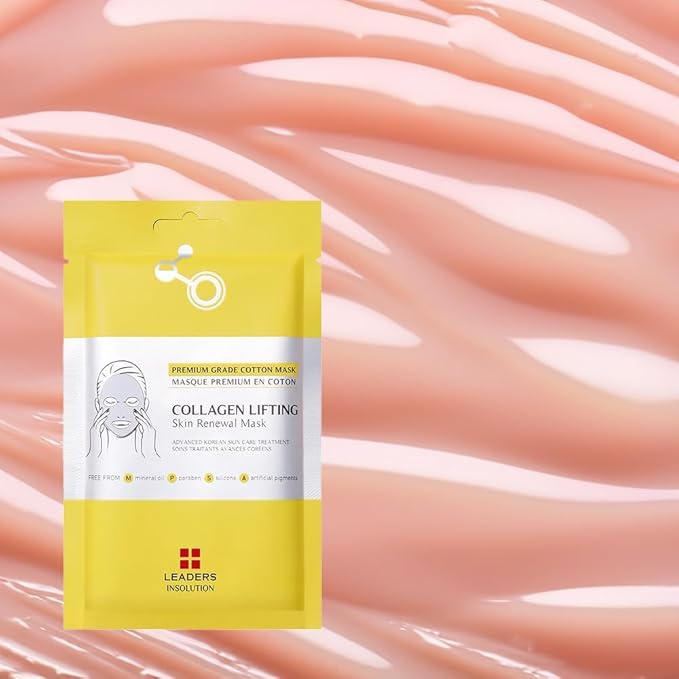 Leaders Insolution Collagen Lifting Skin Renewal Mask | Marine Collagen for Firmness and Elasticity