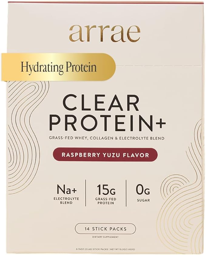 Arrae Clear Protein ??Natural Protein Supplement, Smooth Texture, Easy to Mix, 14 Servings, Clean