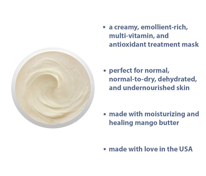Raya Skin Recovery Masque (600) | Calming, Multi-Vitamin Facial Treatment Mask for Dry and