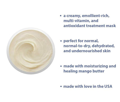 Raya Skin Recovery Masque (600) | Calming, Multi-Vitamin Facial Treatment Mask for Dry and