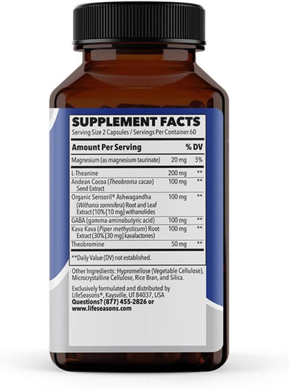 Anxie-T - Stress Relief Supplement - Supports Mood & Mental Focus - Feel Calm and Relaxed - Eases