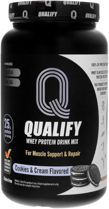 Cookies and Cream Whey Protein Powder. Post Workout Recovery Drink, Gluten & Sugar Free Highly
