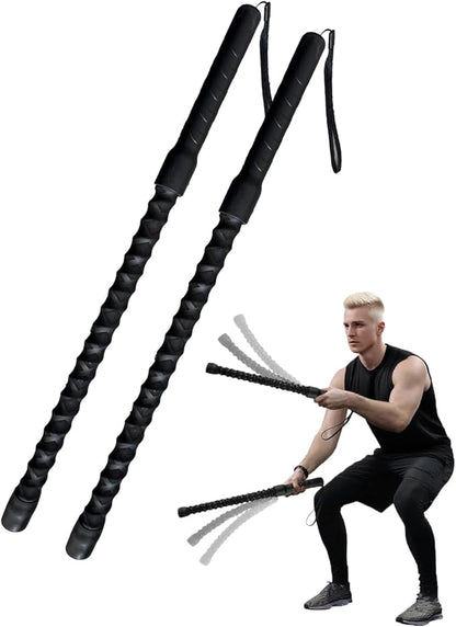 Basan Ropeless Battle Rope for Home Gym,Heave Duty Home Gym cordless Battle Rope for Advanced