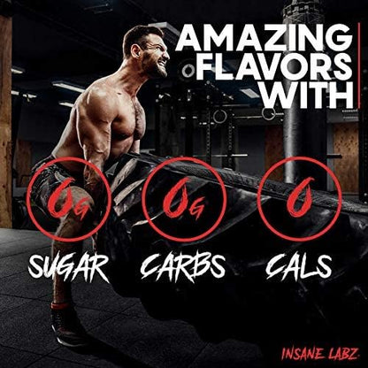 Insane Labz Psychotic Gold, High Stimulant Pre Workout Powder, Extreme Lasting Energy Focus, Pumps