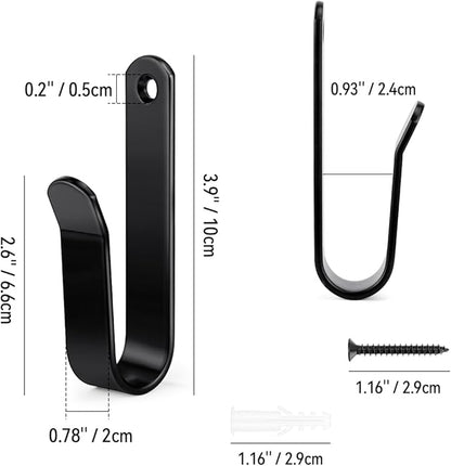 Snowboard Wall Mount Clips, Horizontal Snowboard Rack Display Stand, Snowboard Wall Mount Clips for