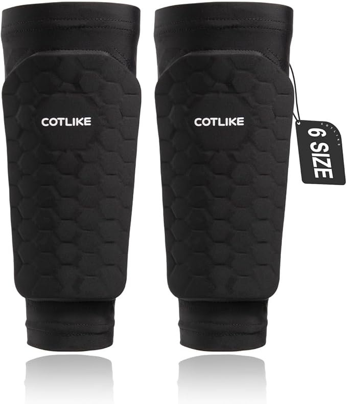 Soccer Shin Guards for Kids Youth Adults, Shin Guard Soccer Sleeves for 2-18 Years Old Boys Girls