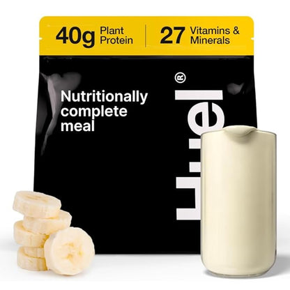Huel Black Edition | Banana 40g Vegan Protein Powder | Nutritionally Complete Meal | 27 Vitamins