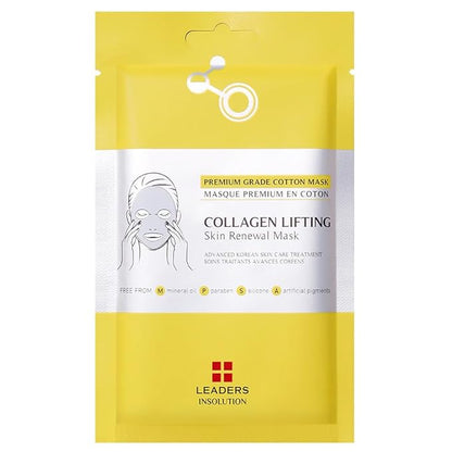 Leaders Insolution Collagen Lifting Skin Renewal Mask | Marine Collagen for Firmness and Elasticity