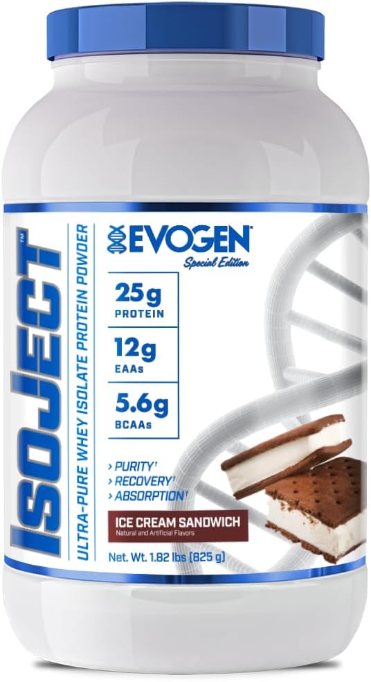 Evogen Isoject - Whey Protein Isolate | Ultra-Pure Whey Protein Powder with Ignitor Enzymes, BCAAs