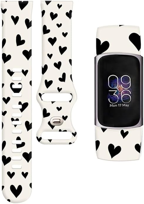 Sport Bands Compatible with Charge 6 /Charge 5 for Women Men,Soft Waterproof Replacement Straps