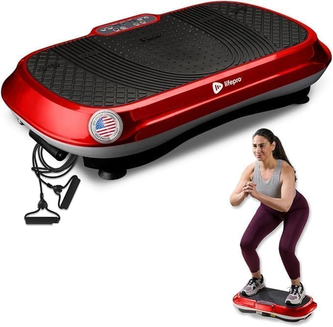 Lifepro Waver Vibration Plate Exercise Machine for Lymphatic Drainage, Muscle Activation, Full-Body