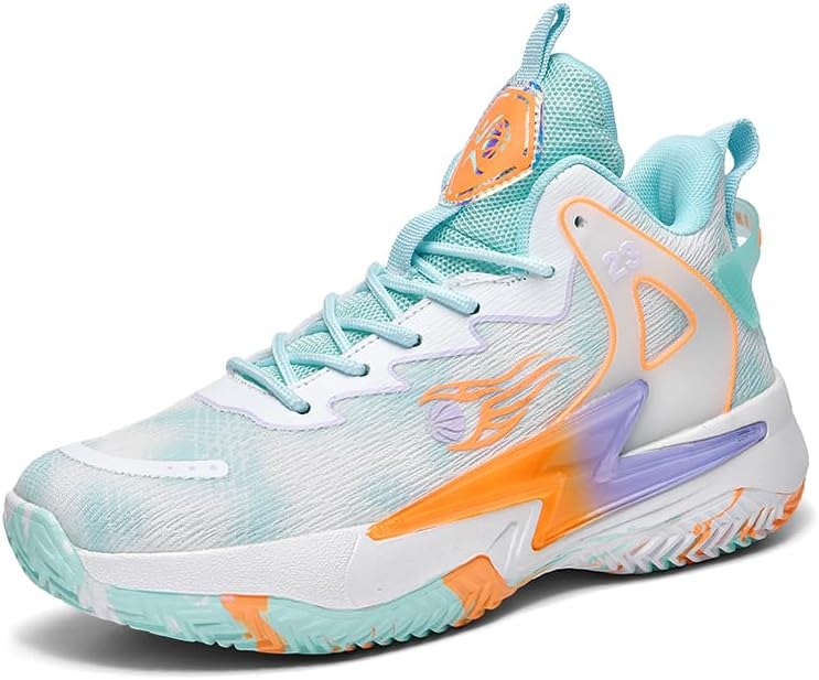 Basketball Shoes for Womens and Mens, Breathable Non Slip Outdoor Casual Unisex-Adult Fashion
