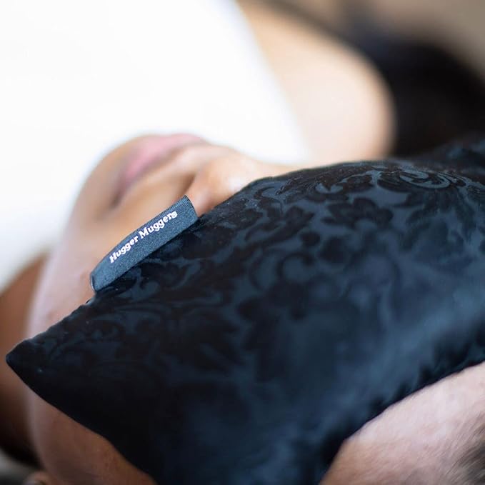 Hugger Mugger Silk Eye Pillow with Flaxseed Filling - Organic Flaxseed Filling, Scent-Free